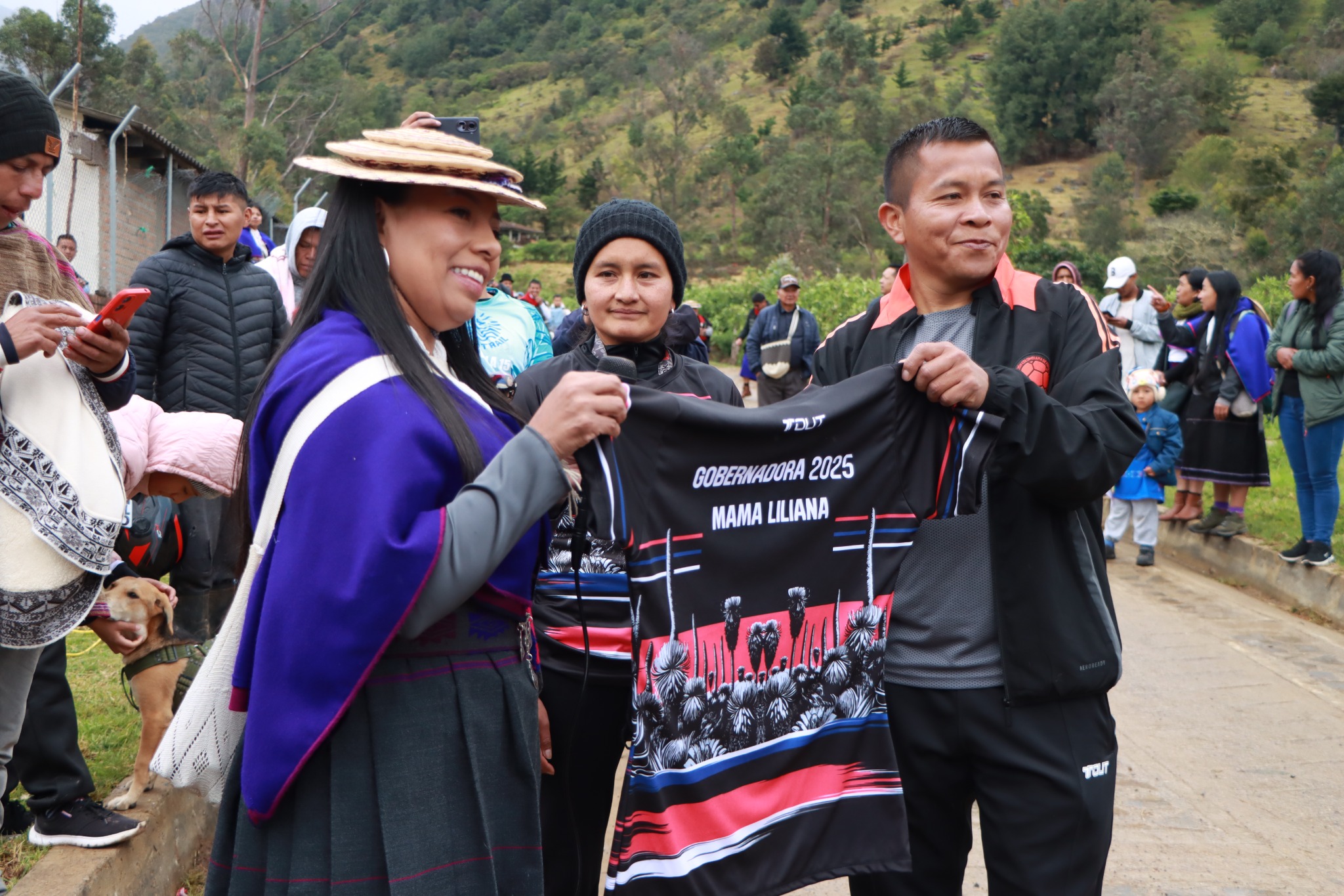 Entrega de camiseta